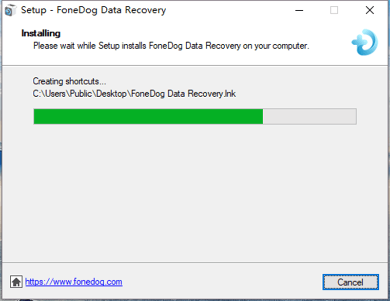 iBeesoft資料恢復的最佳替代方案：FoneDog資料恢復-安裝
