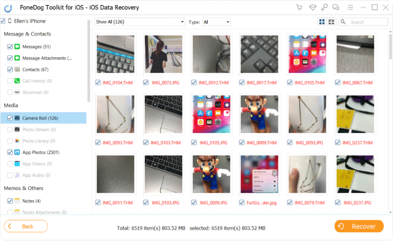 在iPhone上取得最近刪除的照片:FoneDog iOS資料恢復