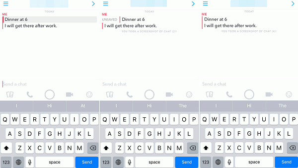 刪除Snapchat Unsave消息