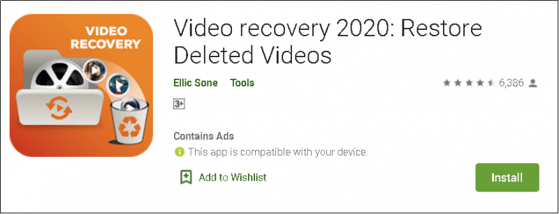 使用Video Recovery 2020從Android免費恢復已刪除的視頻
