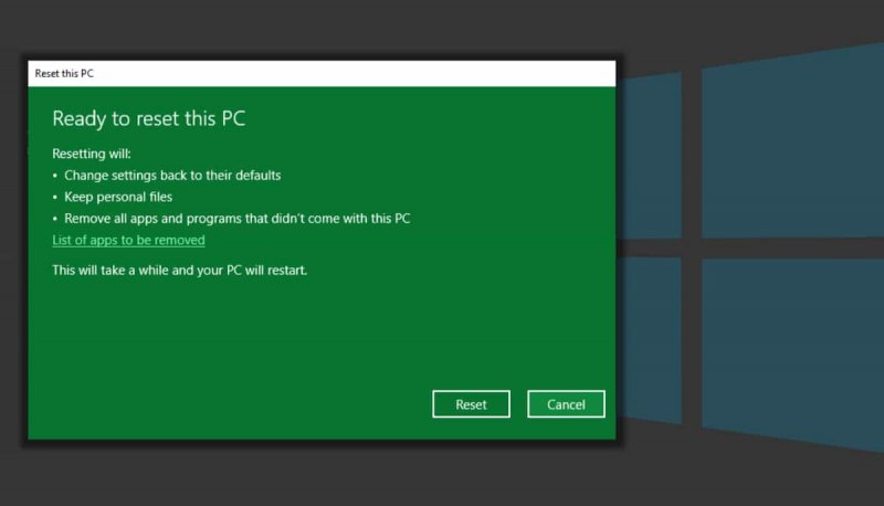 如何使用安裝媒體在沒有密碼的情況下將Windows 10恢復出廠設置