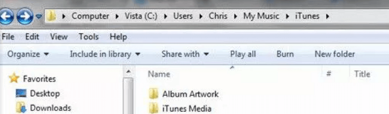 iTunes Media 文件夾在不同設備上的位置