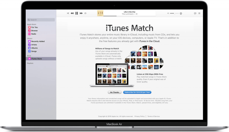 關閉 iTunes Match 以修復未傳輸到 iPhone 的音樂
