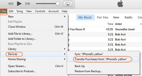 使用 iTunes Free 將 MP3 從 iPhone 傳輸到計算機