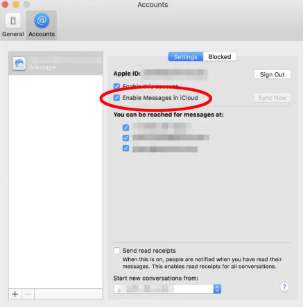 在 Mac 上將訊息備份到 iCloud