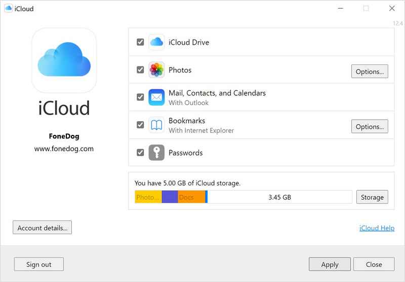 檢查購買的 iCloud 存儲是否出現