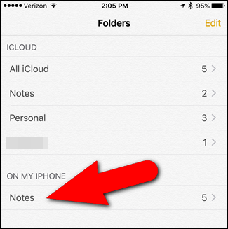 修復 iPhone 筆記不同步: 將筆記移動到 iCloud