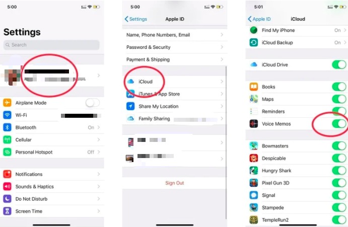 iCloud 在 iPhone 上備份備忘錄