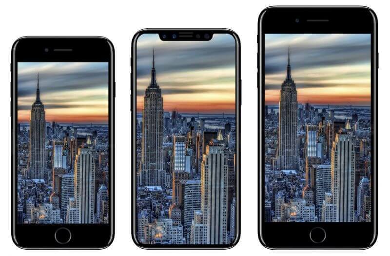 iPhone 8，iPhone X，iPhone Plus