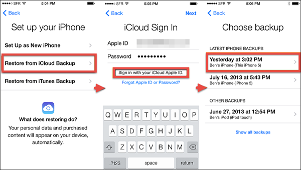 使用 iCloud 從 iPhone 導出 WhatsApp 聊天