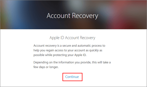 蘋果ID恢復