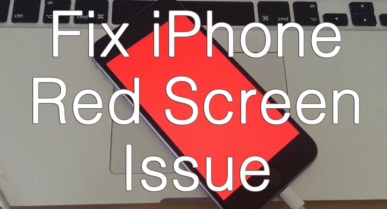 修復Iphone紅屏問題