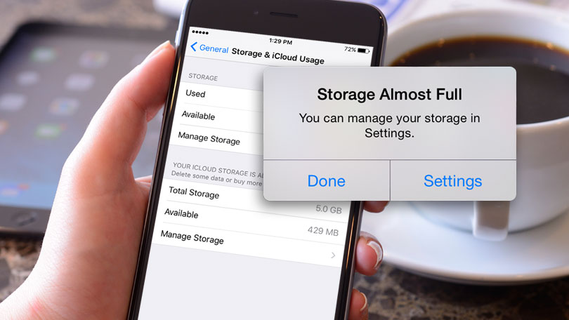 儲存空間限制導致影片從 iPhone 上消失