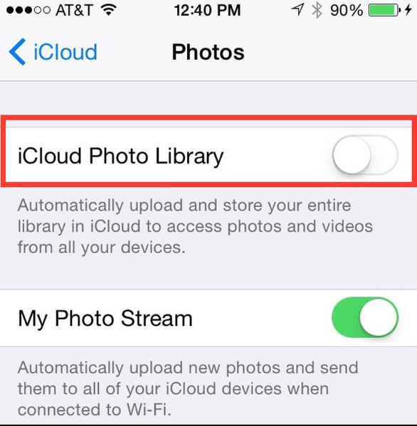 如何通過設置應用程序從 iCloud 中獲取照片