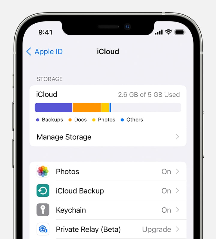 檢查 iCloud 存儲以修復項目尚未上傳到 iCloud