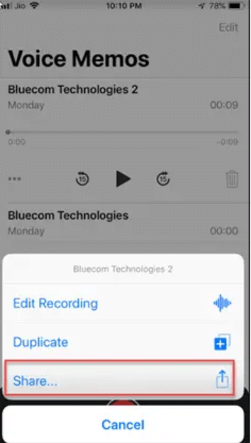 使用我們的 iTunes 共享語音備忘錄以從 iPhone 獲取語音備忘錄