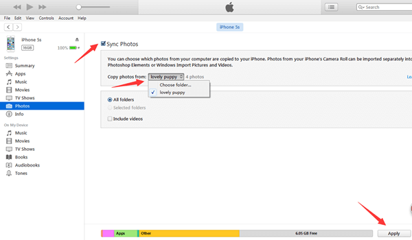 使用iTunes從iPhone X傳輸HEIC