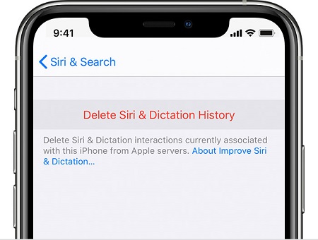 清除 iPhone 上的 Siri 搜索歷史記錄