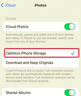 在 iOS (iPhone) 上存取 iCloud 照片