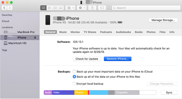 使用 iTunes 將 iPhone 通訊錄轉移到 Gmail