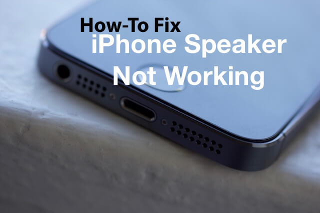修復Iphone揚聲器不工作