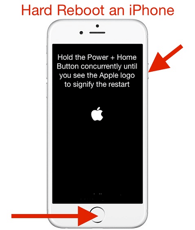 強制重啟Iphone修復