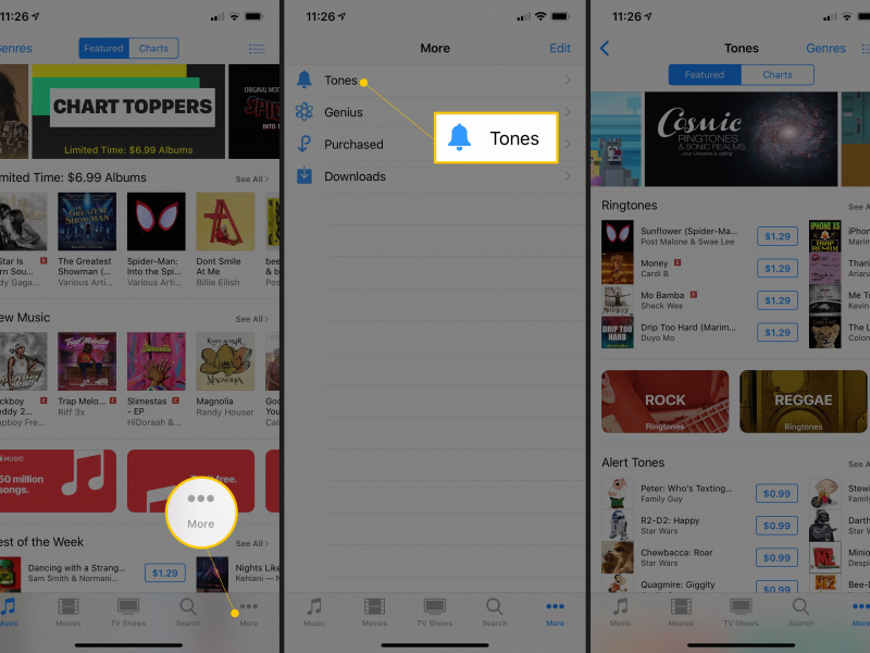 如何從 iPhone 的 iTunes 購買鈴聲