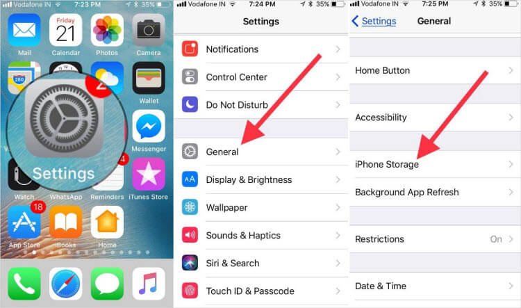 iPhone 清除應用程式快取而不刪除應用程式 - 卸載未使用的應用程式