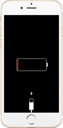 在Iphone上給電池充電