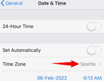 檢查 iPhone 日曆事件消失時的日期和時間