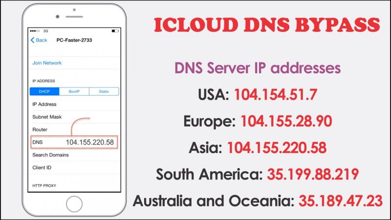 如何使用iCloud繞過DNS解鎖iPhone