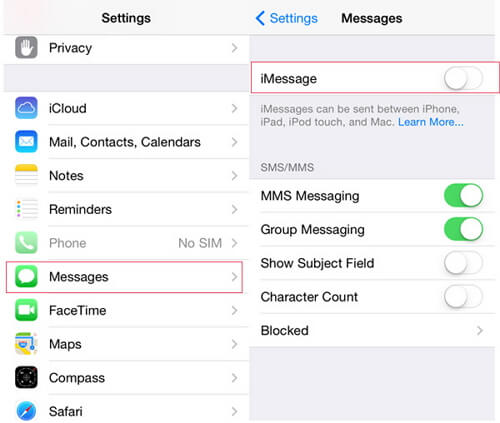 Transfer Messages from iPhone to iPad Using the Settings App