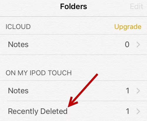 使用最近刪除的文件夾在不備份的情況下恢復 iPhone 上已刪除的筆記