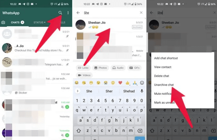 使用存檔的 WhatsApp 聊天恢復已刪除的 WhatsApp 群組消息