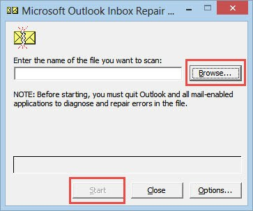 修復您的 PST 文件以修復 Outlook 無響應錯誤