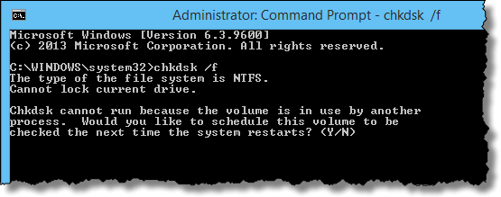 檢查CHKDSK以修復該卷不包含可識別的文件系統
