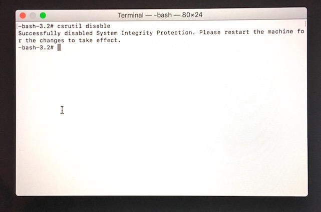 關閉 Mac 中的系統完整性保護 (SIP)