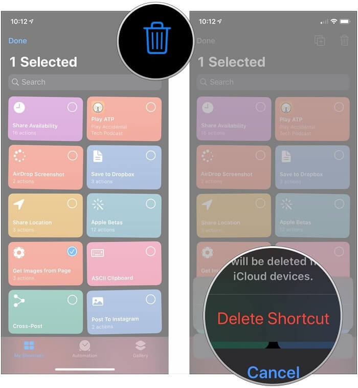 How to Remove Recent Shortcuts From Your iPhone
