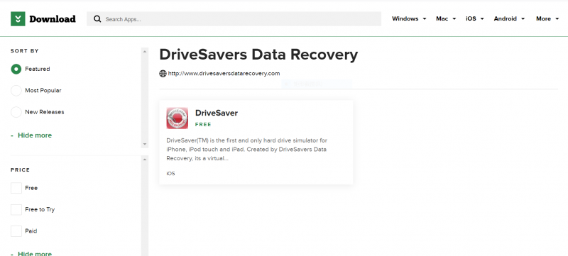 DriveSavers 資料復原評論