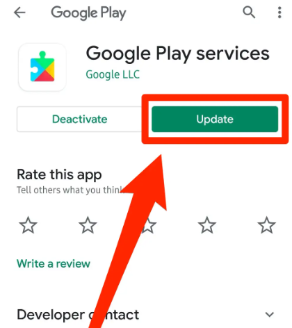 更新您的 Google Play 服務工具