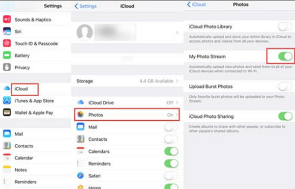 通過 iCloud 從 iPhone 中提取照片