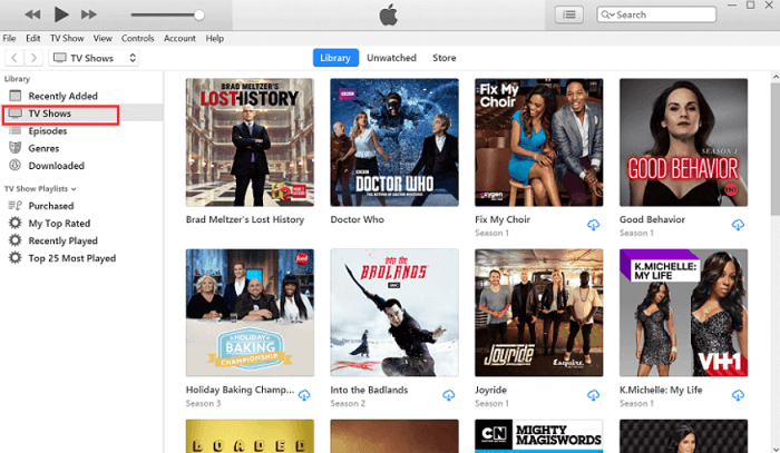 在 Mac 或電腦上將電視節目添加到 iTunes Store