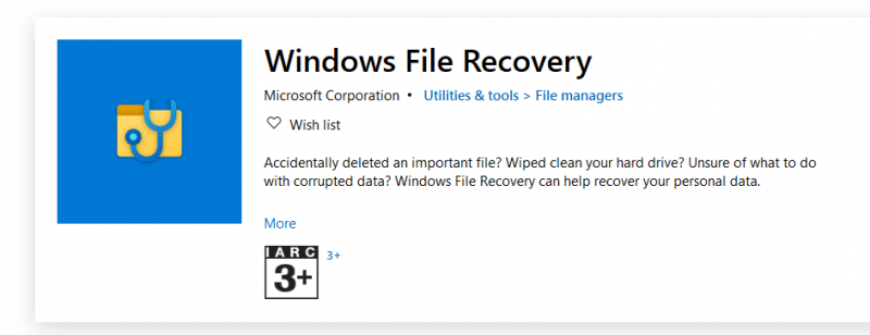 使用 Windows 文件復原工具還原文件