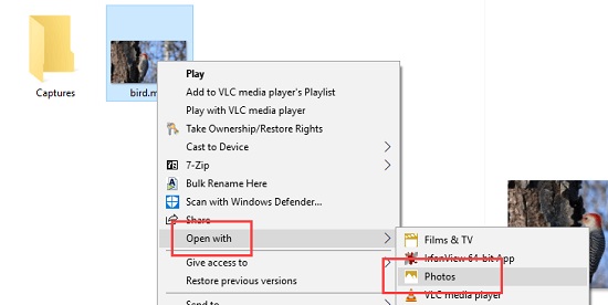 使用照片應用在 Windows 10 上修剪視頻