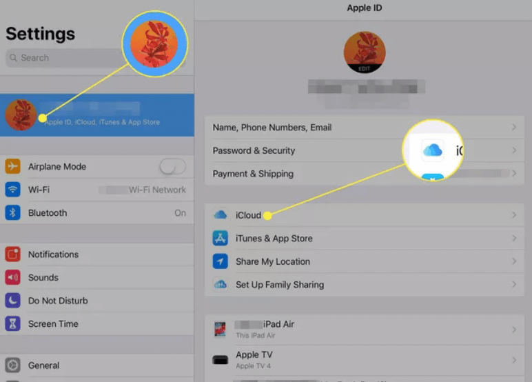 使用 iCloud 將 iPhone 同步到 iPad