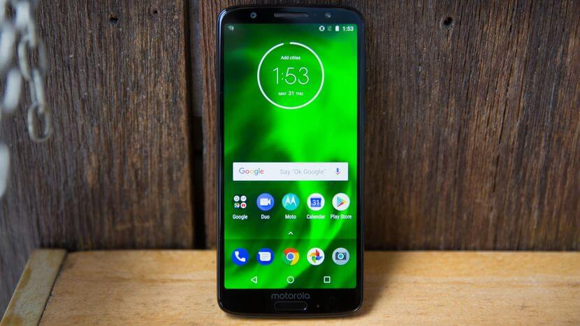 頂級10最佳Android手機2018摩托羅拉Moto G6