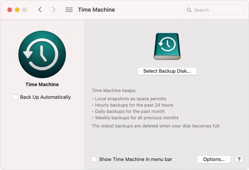 使用 Time Machine 恢復已刪除的文件 Mac