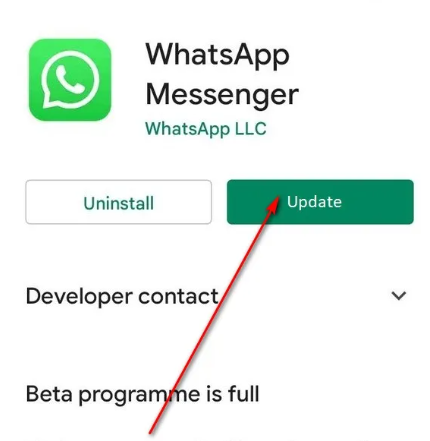 更新您的 WhatsApp 以解決 iPhone WhatsApp 聯繫人丟失的問題