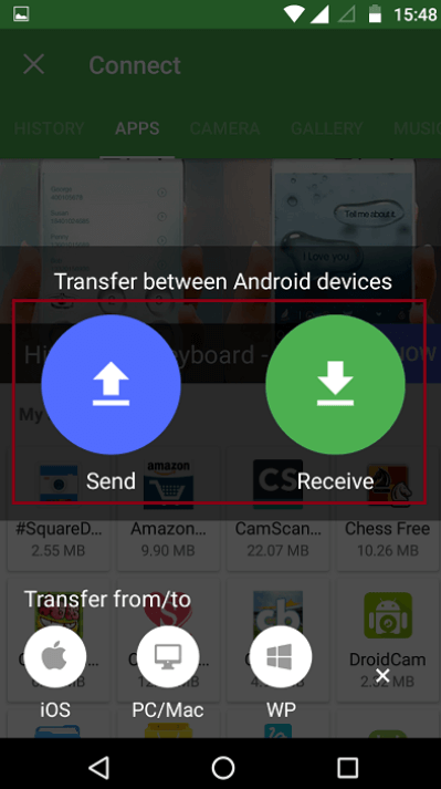 如何使用 Xender 將視頻從 Android 傳輸到 iPhone