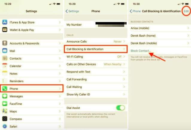 在iPhone上查找被阻止的號碼